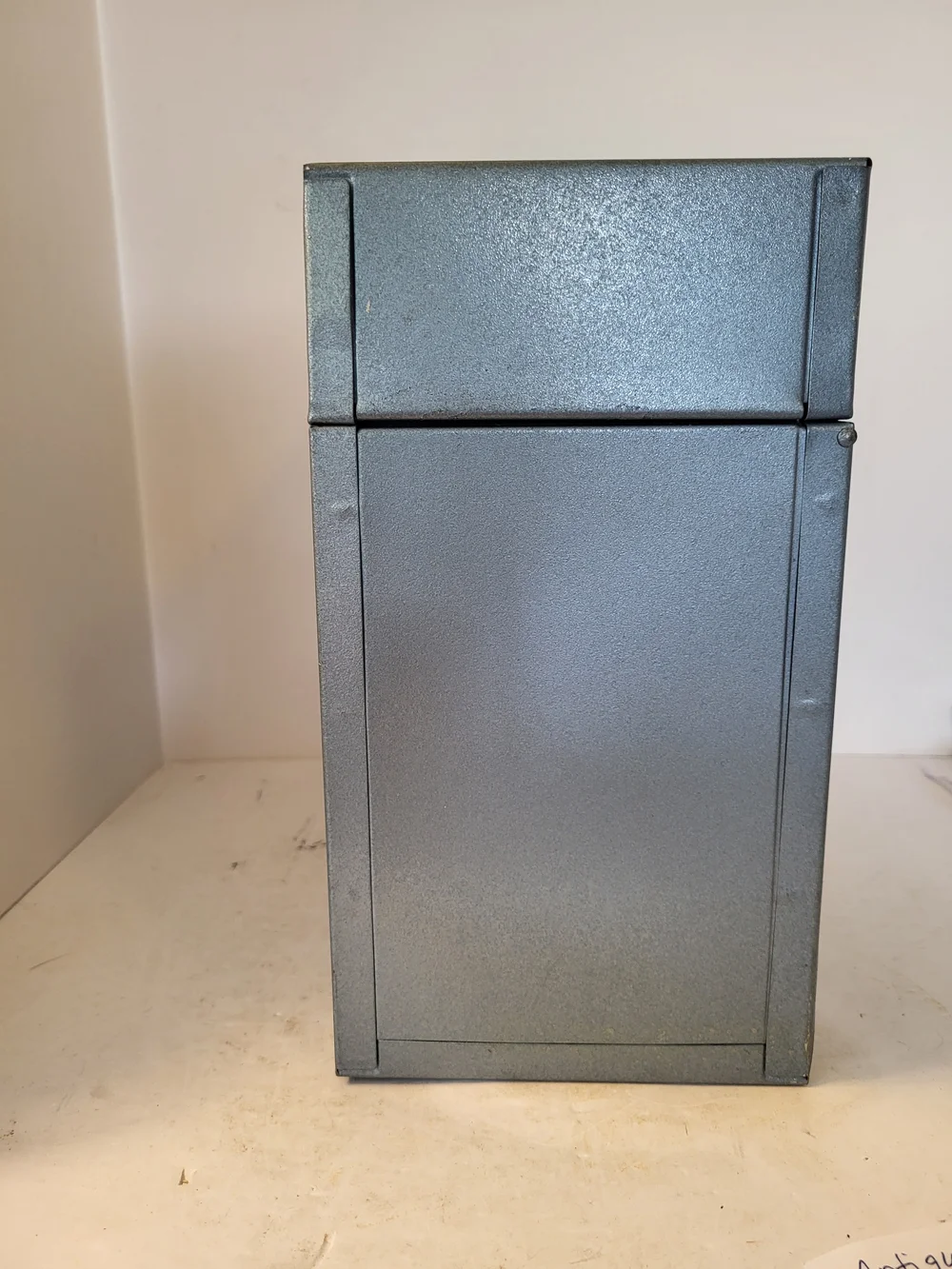 1970s Vintage Hamilton Skotch Metal Porta-File W/key And Original Label